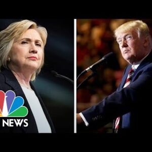 Hillary Clinton, Donald Trump Now not Slowing Down Attacks As Flee Nears Pause | NBC Info